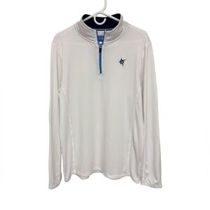 White Water Life Montauk Performance Quarter
Zip Pullover Men’s Large White